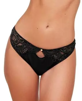 Женские бразильские трусики Luiza Adore Me, черный
