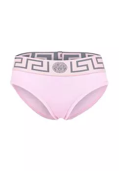 Женские бразильские трусы - TOPEKA, нижнее белье, натуральный хлопок, би-стрейч VERSACE, розовый