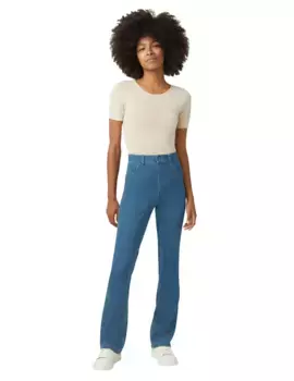 Женские брюки baby bootcut с дизайном pull-on Hue, синий