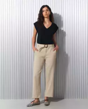 Женские брюки чаша плотник Easy Wear, бежевый