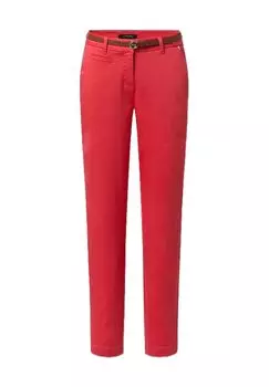 Женские брюки чинос длиной 7/8 с поясом comma,, цвет Lilac Pink Reg