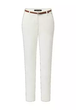 Женские брюки чинос длиной 7/8 с поясом comma,, цвет White Reg