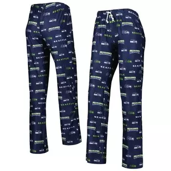 Женские брюки Concepts Sport College Navy Seattle Seahawks, прорывные трикотажные брюки