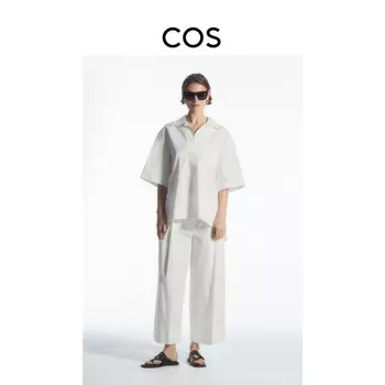 Женские брюки Cos с широкими штанинами, белый