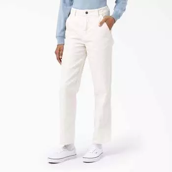 Женские брюки Dickies из утиного полотна, цвет stonewashed cloud (s2c)
