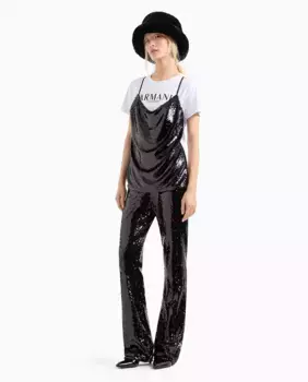 Женские брюки для вечеринок Pallet Armani Exchange, черный