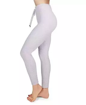 Женские брюки-джоггеры из синели с кулиской и ультрамягким принтом MeMoi, фиолетовый