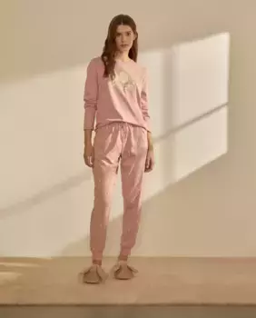 Женские брюки-джоггеры nfasis, розовый