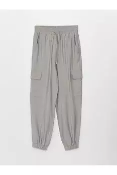 Женские брюки-джоггеры с эластичной резинкой на талии LC Waikiki, темно-синий