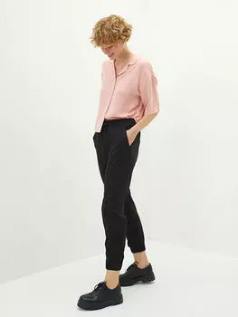 Женские брюки-джоггеры с эластичной резинкой на талии и прямыми карманами LCW Casual