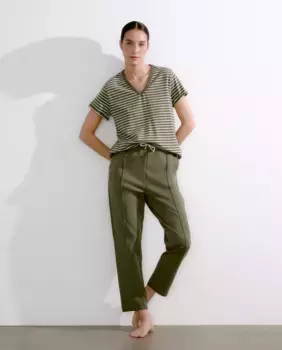 Женские брюки-джоггеры с карманами nfasis, цвет 520 Kaki