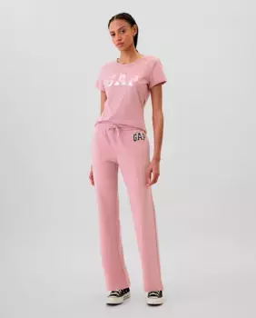Женские брюки-джоггеры с логотипом Gap, цвет Lila