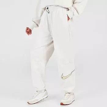 Женские брюки-джоггеры с высокой посадкой Nike Sportswear Swoosh, бежевый