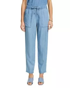 Женские брюки-джоггеры Tencel Esprit, светло-синий