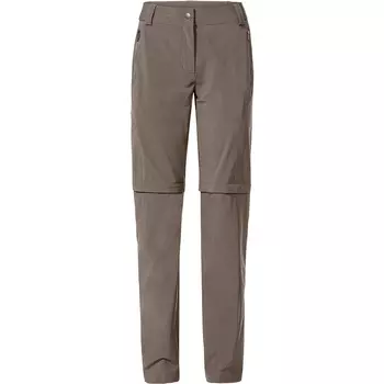 Женские брюки Farley Stretch Zo T-Zip II Vaude, коричневый