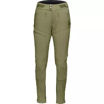 Женские брюки Fjora Flex 1 MTB длинные Norrona, зеленый