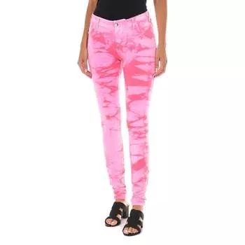 Женские брюки х Джессика приталенного кроя длиной до щиколотки розовые Met, розовый