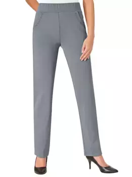 Женские брюки из джерси Lady, серый