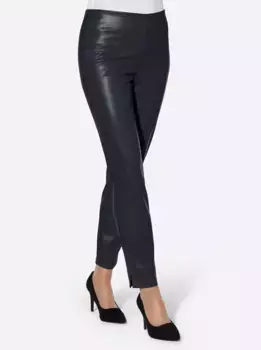 Женские брюки из искусственной кожи Lady, цвет морской волны