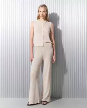 Женские брюки из ленточной вязки Easy Wear, цвет Tostado