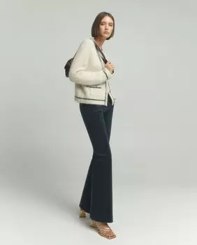 Женские брюки из микро вельвета Tintoretto, черный