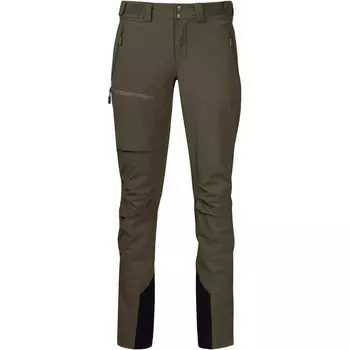 Женские брюки из софтшелла Breheimen Bergans, оливковый