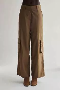 Женские брюки-карго Gwen коричневого цвета CRESCENT