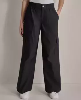 Женские брюки-карго с эластичной резинкой на талии Dkny Jeans, черный