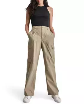 Женские брюки-карго с эластичной резинкой на талии Dkny Jeans, светло-голубой