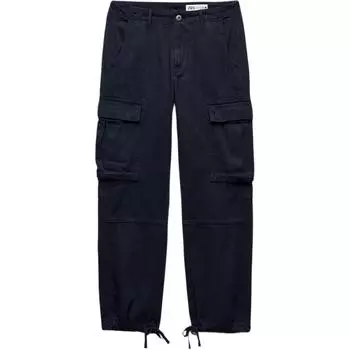 Женские брюки-карго серии ZW ZARA, Sea Blue