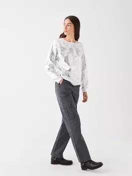 Женские брюки-карго стандартного кроя LCW Casual, антрацит