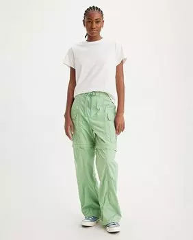Женские брюки-карго-трансформеры Levi's, зеленый