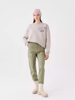 Женские брюки-карго узкого кроя LCW Casual, хаки