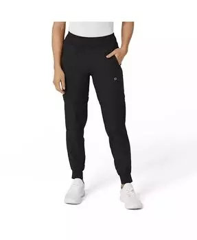 Женские брюки-карго W123 Comfort Waist Jogger Scrub Wink, черный