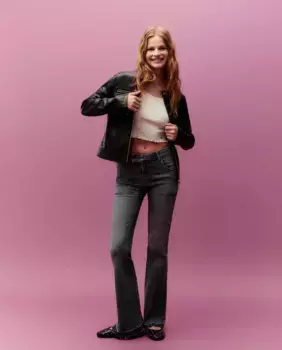 Женские брюки-клеш с низкой посадкой Green Coast, синий