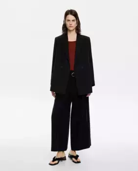 Женские брюки-клеш с простой длиной до щиколотки Bimba y Lola, черный