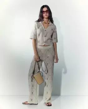 Женские брюки крючком Tintoretto, цвет 120 Crudo