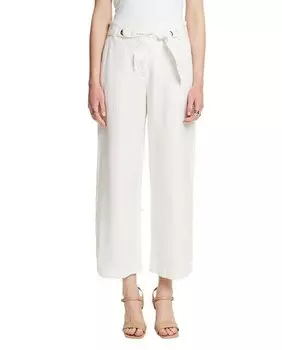 Женские брюки-кюлоты с льном Esprit, белый