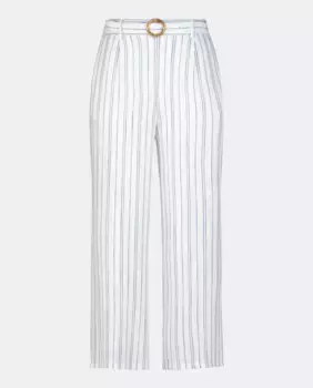 Женские брюки-кюлоты с поясом Easy Wear, белый