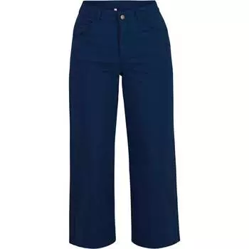 Женские брюки-кюлоты с завышенной талией Blutsgeschwister, синий