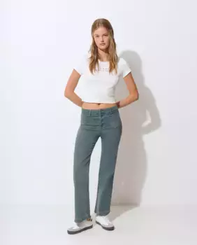 Женские брюки-кюлоты со средней посадкой Brownie, зеленый