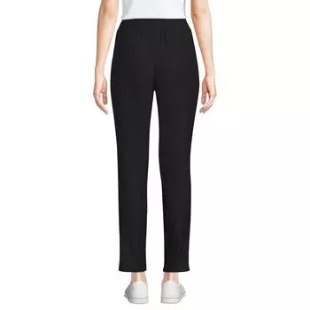 Женские брюки Lands End Active Performance с высокой посадкой до щиколотки Lands' End, черный
