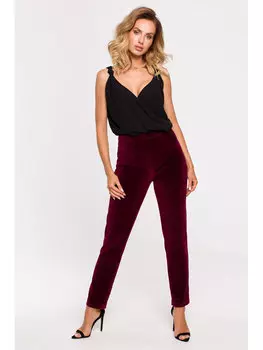 Женские брюки Made Of Emotion, бургундия