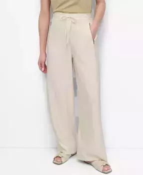 Женские брюки на резинке со шнурком DKNY, зеленый