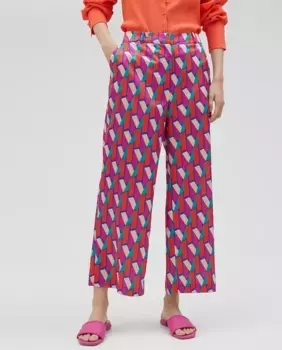 Женские брюки палаццо с карманами Lola Casademunt, мультиколор