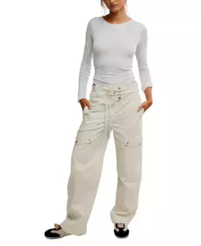 Женские брюки Park Avenue Free People, слоновая кость/кремовый