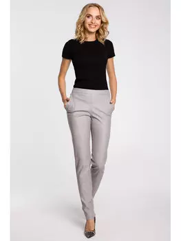 Женские брюки повседневного кроя Made Of Emotion, серый