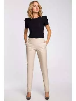 Женские брюки повседневного кроя Made Of Emotion, бежевый