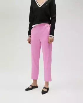 Женские брюки прямого кроя с карманами Lola Casademunt, розовый
