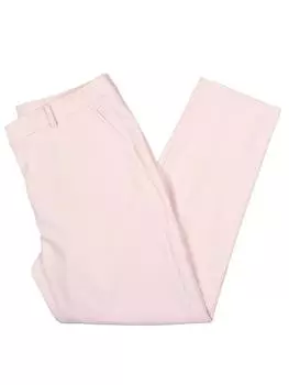 Женские брюки прямого кроя со средней посадкой и щиколоткой Anne Klein, цвет cherry blossom